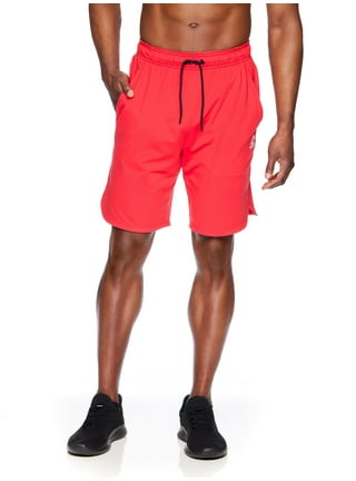 Mens Workout Shorts in Mens Activewear Red Walmart