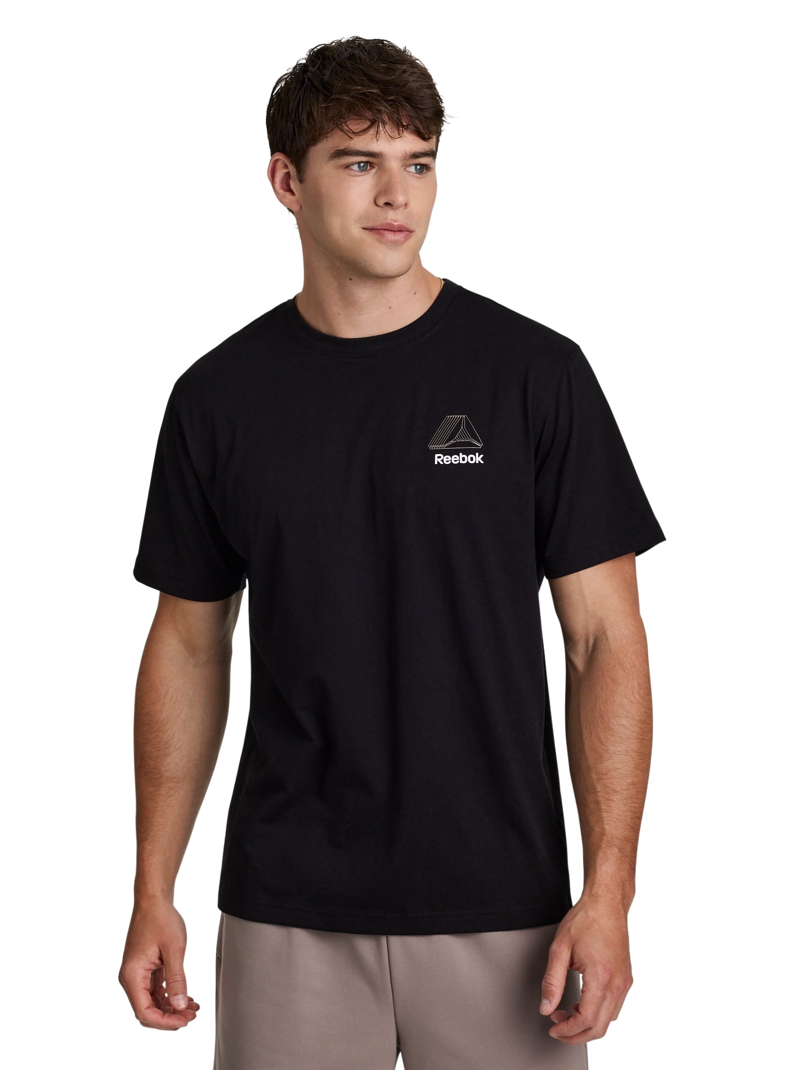 Reebok Men's and Big Men's Front and Back Graphic Tee Shirt, Echoes, Sizes XS-5XL