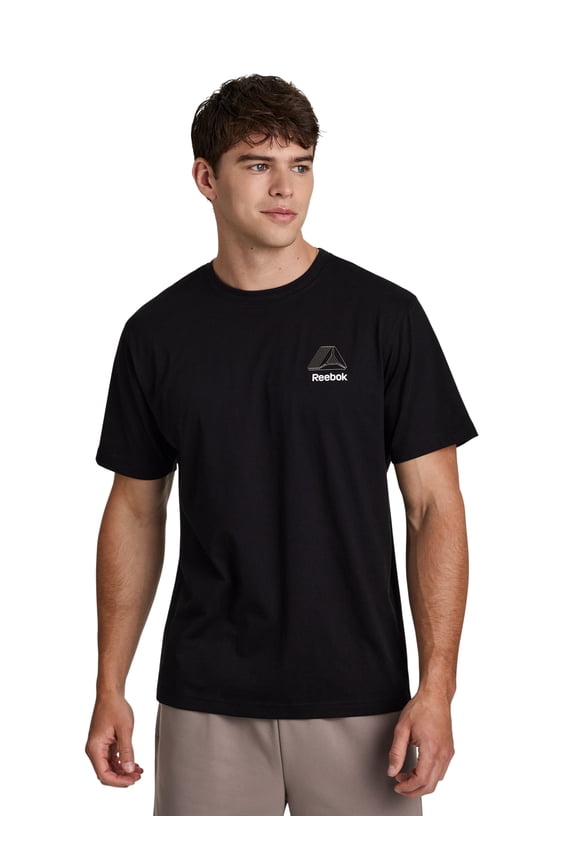 Men's and Big Men's Front and Back Graphic Tee Shirt, Echoes, Sizes XS-5XL