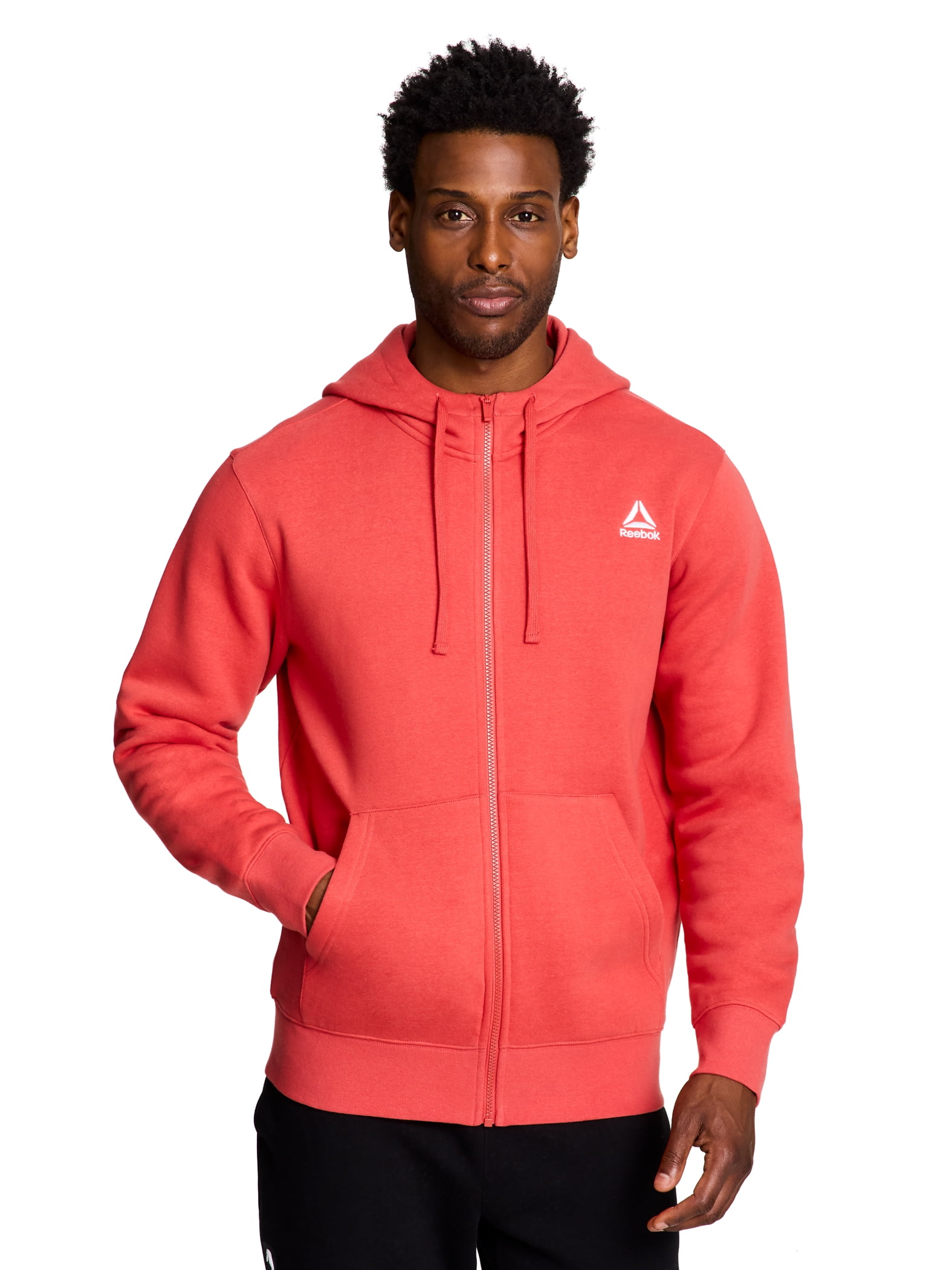 Reebok Men's and Big Men's Game Day Full Zip Hoodie, Sizes XS-5XL