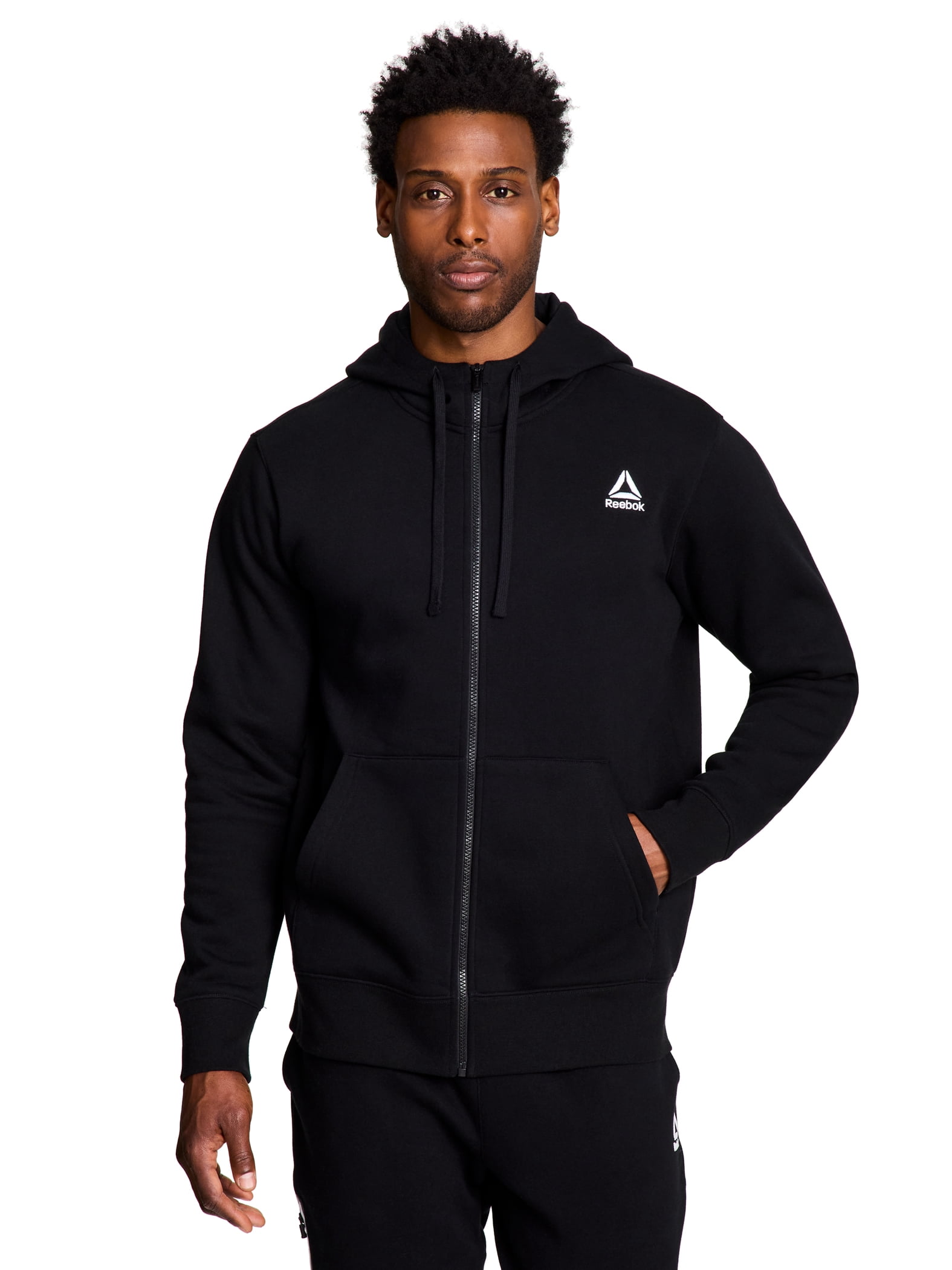 Reebok Men's and Big Men's Game Day Full Zip Hoodie, Sizes XS-5XL