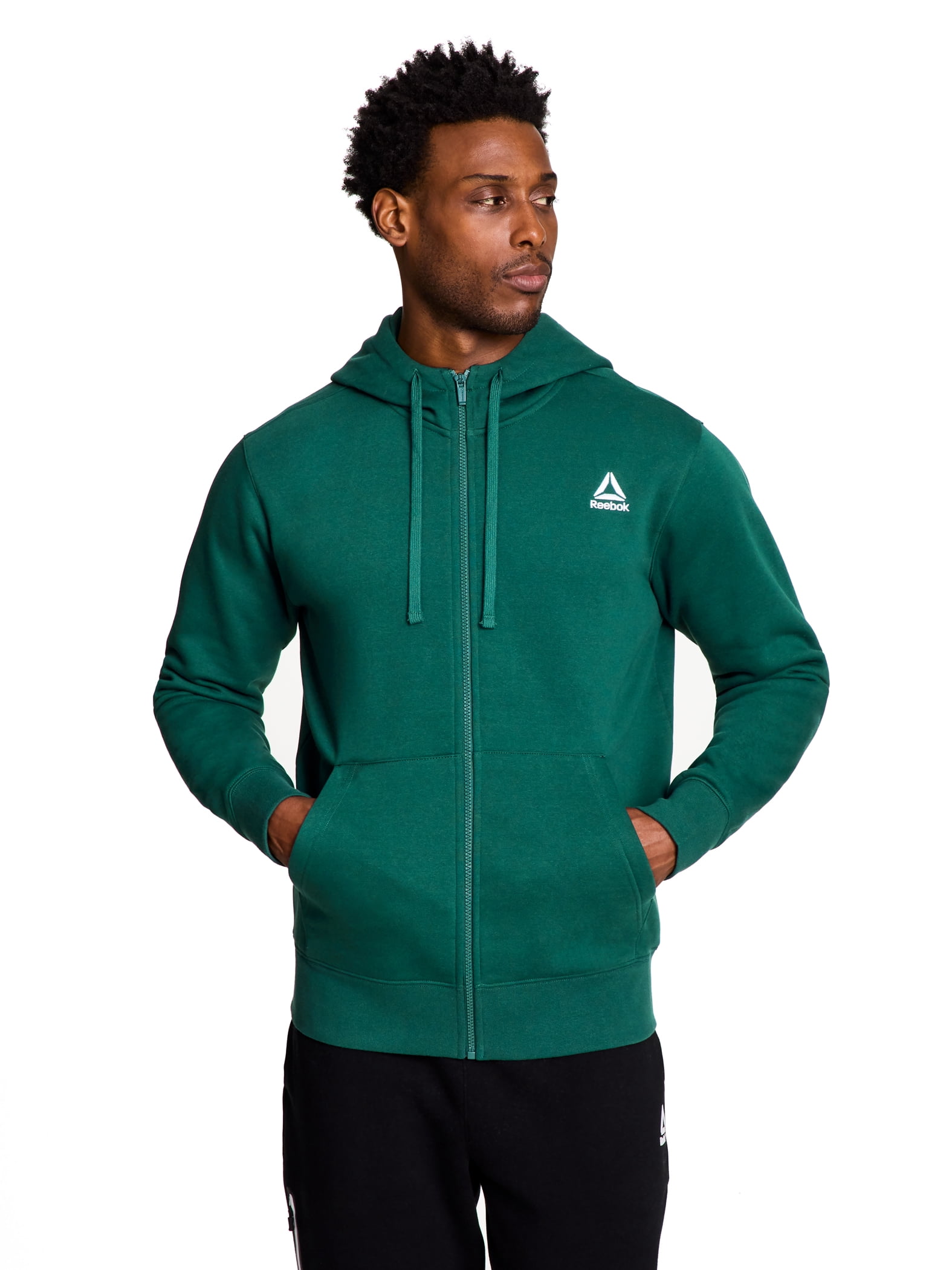 Reebok Men's and Big Men's Game Day Full Zip Hoodie, Sizes XS-5XL