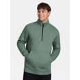 thumbnail image 1 of Reebok Men's and Big Men's Game Day Quarter Zip Fleece Pullover, Sizes XS-5XL, 1 of 6