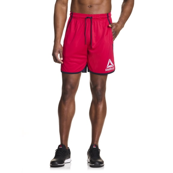 Reebok Men's and Big Men's Groundwork Performance Knit Short, 7" inseam, Size XS-3XL