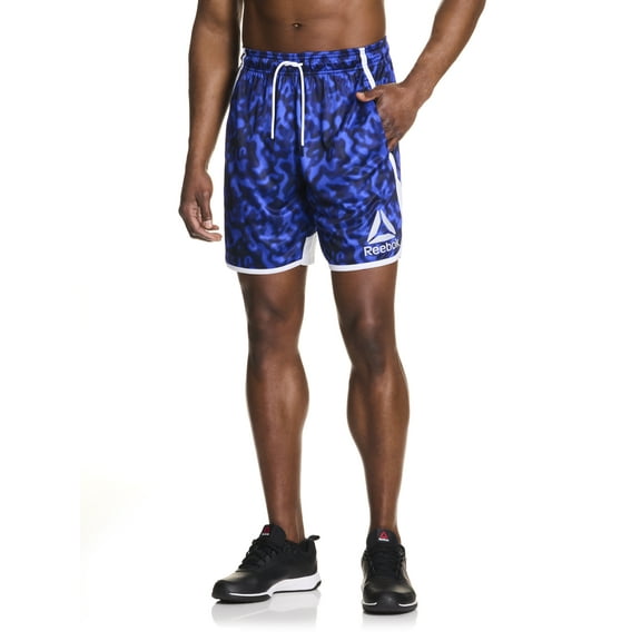 Reebok Men's and Big Men's Groundwork Performance Knit Short, 7" inseam, Size XS-3XL