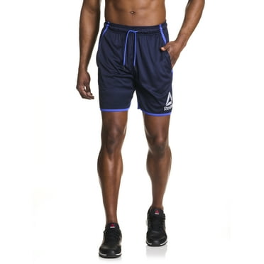 Reebok Men's and Big Men's Groundwork Performance Knit Short, 7" inseam, Size XS-3XL
