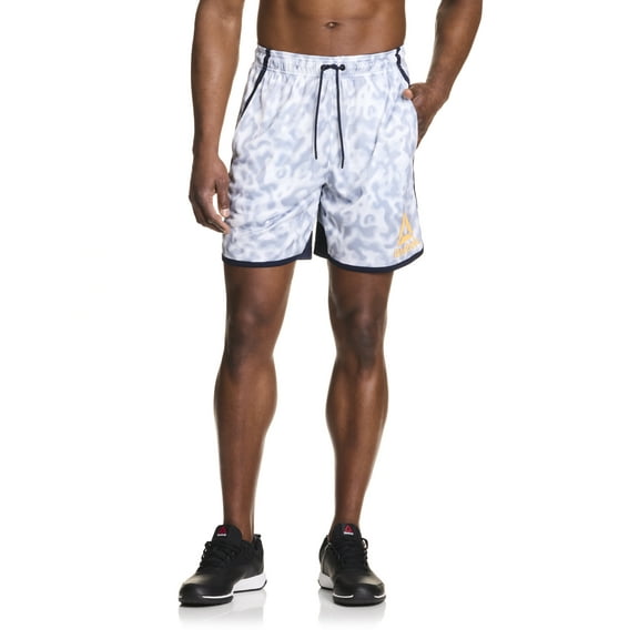 Reebok Men's and Big Men's Groundwork Performance Knit Short, 7" inseam, Size XS-3XL