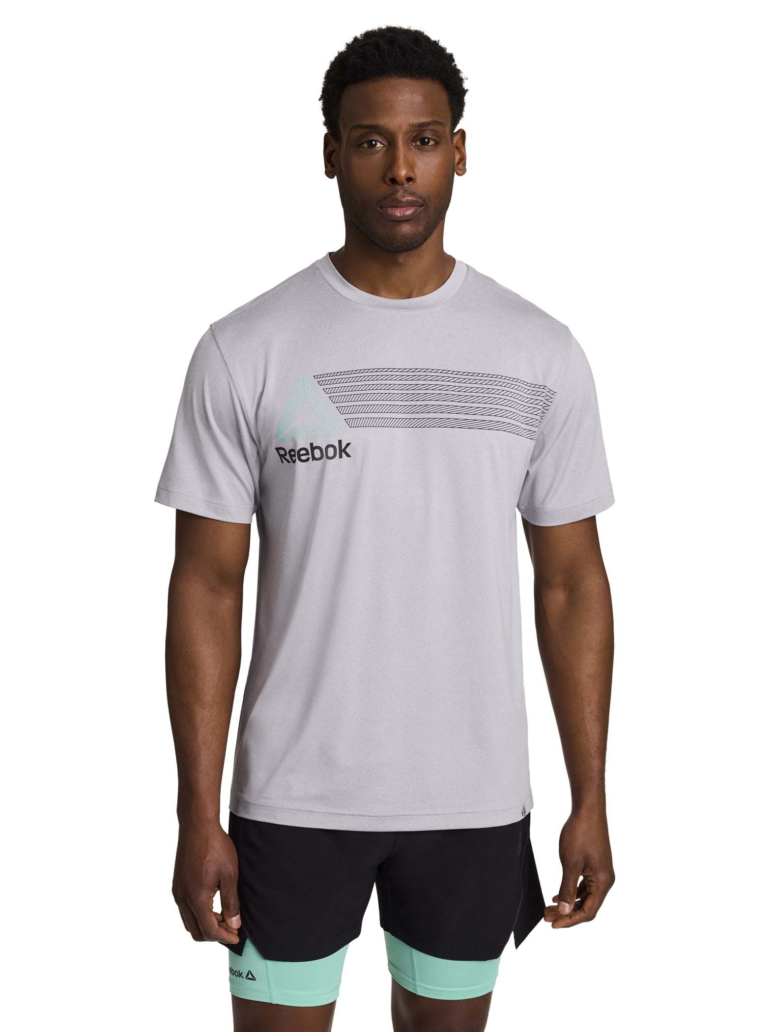 Reebok Men's and Big Men's Harmonic Graphic Tee, Sizes S-3XL