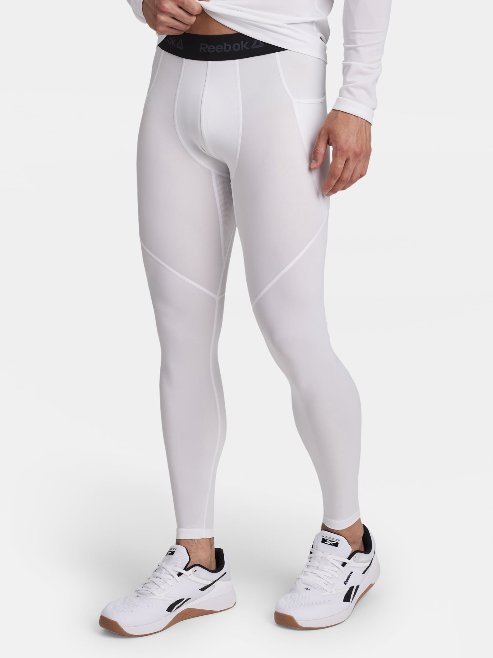Reebok Men's and Big Men's Kinetic Compression Leggings, Sizes XS-5XL