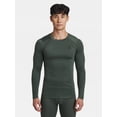 thumbnail image 1 of Reebok Men's and Big Men's Kinetic Compression Long Sleeve Top, Sizes XS-5XL, 1 of 9
