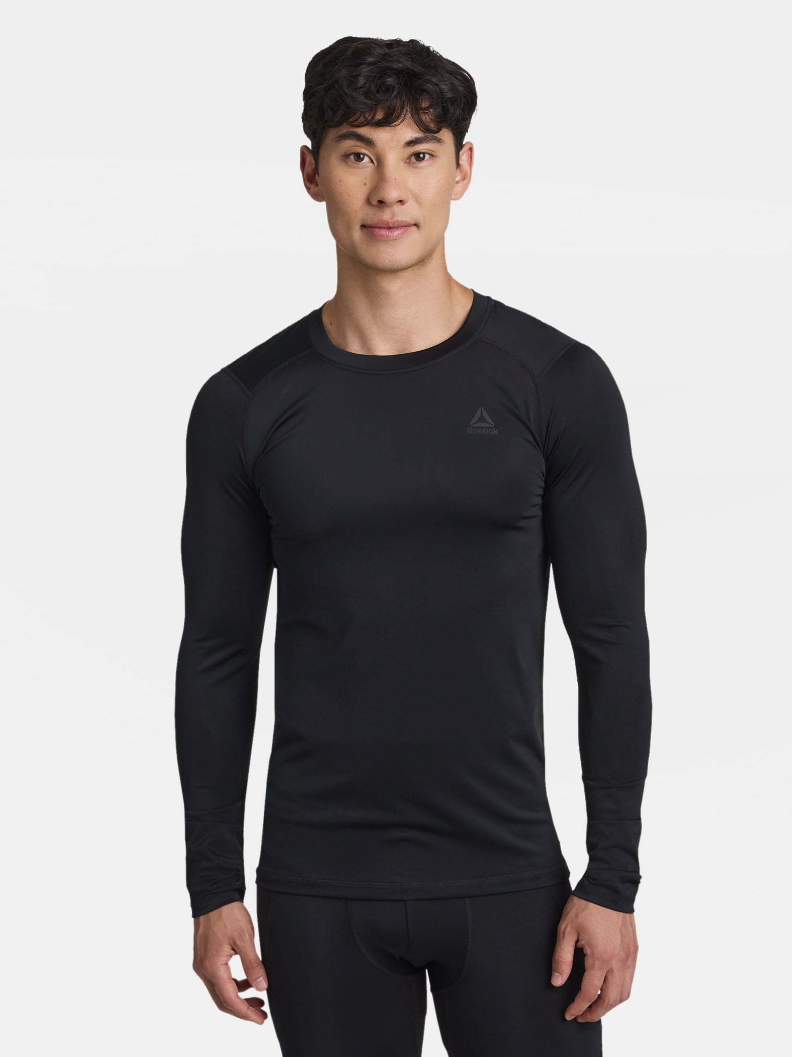 Reebok Men's and Big Men's Kinetic Compression Long Sleeve Top, Sizes XS-5XL