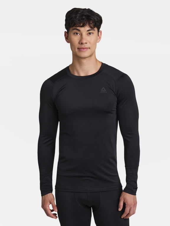 Men's and Big Men's Kinetic Compression Long Sleeve Top, Sizes XS-5XL