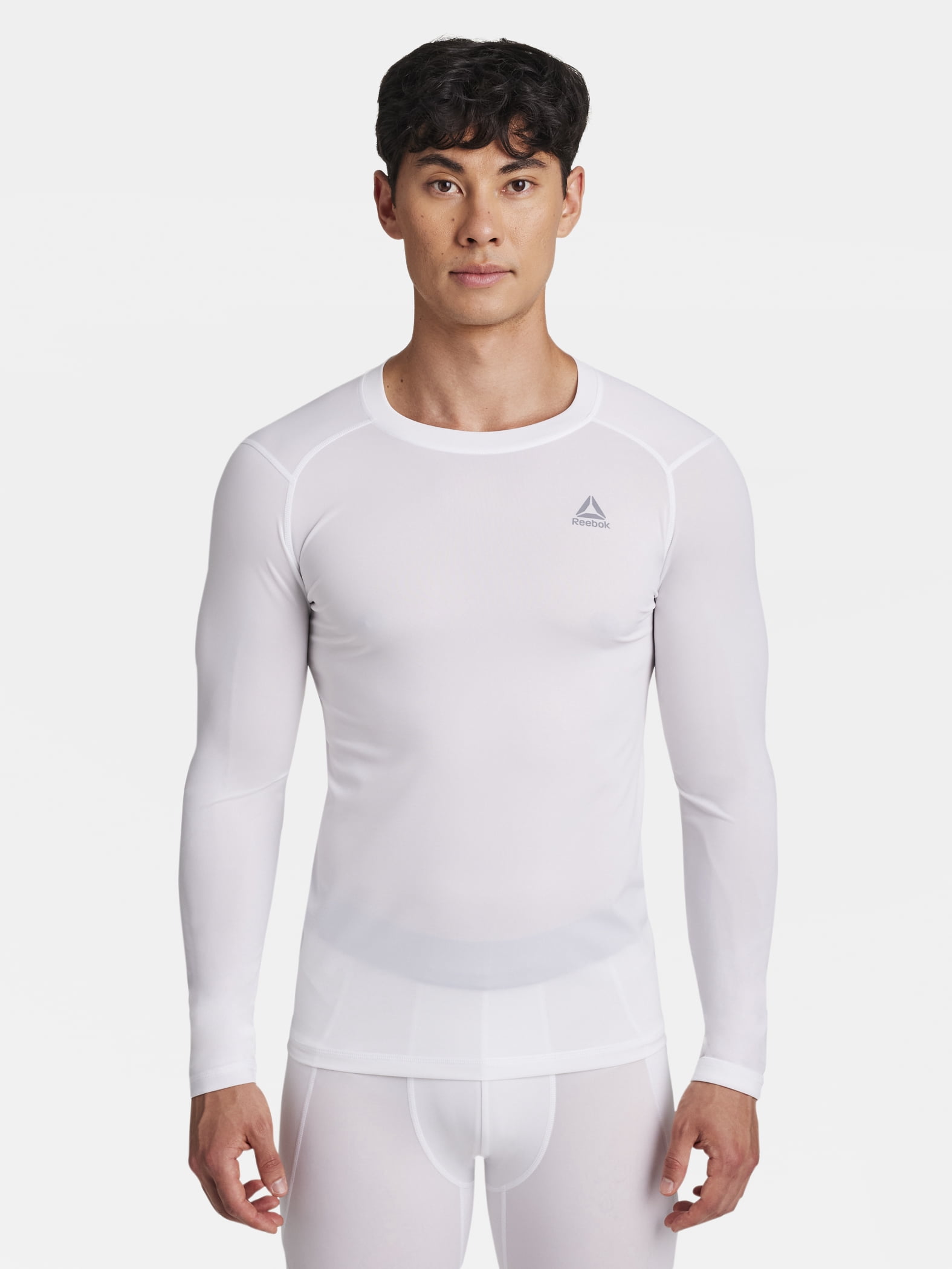 Reebok Men's and Big Men's Kinetic Compression Long Sleeve Top, Sizes XS-5XL