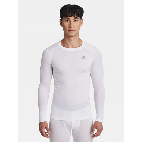 Reebok Men's and Big Men's Kinetic Compression Long Sleeve Top, Sizes XS-5XL