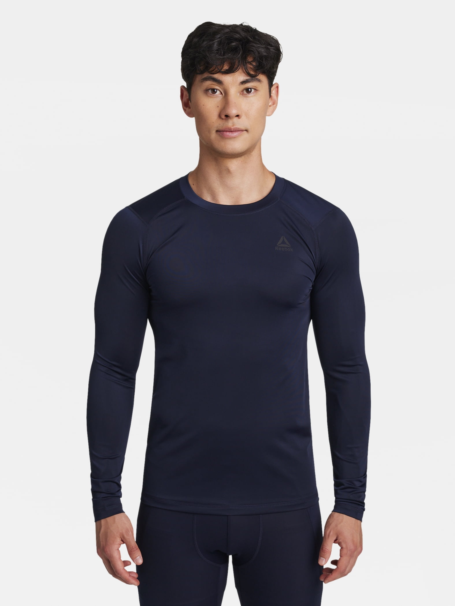 Reebok Men's and Big Men's Kinetic Compression Long Sleeve Top, Sizes XS-5XL