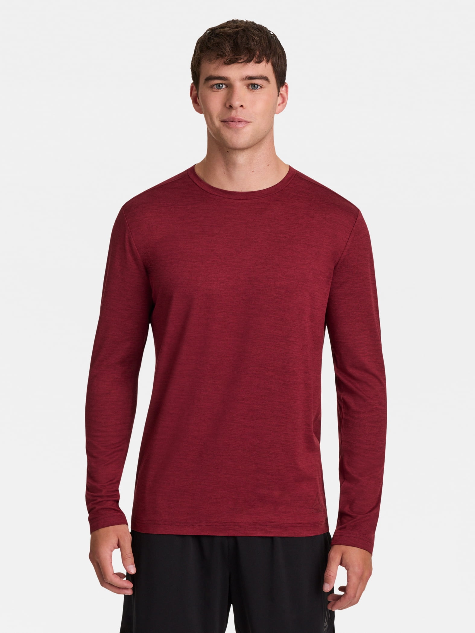 Reebok Men's and Big Men's Legacy Core Long Sleeve T-Shirt, Sizes XS-5XL