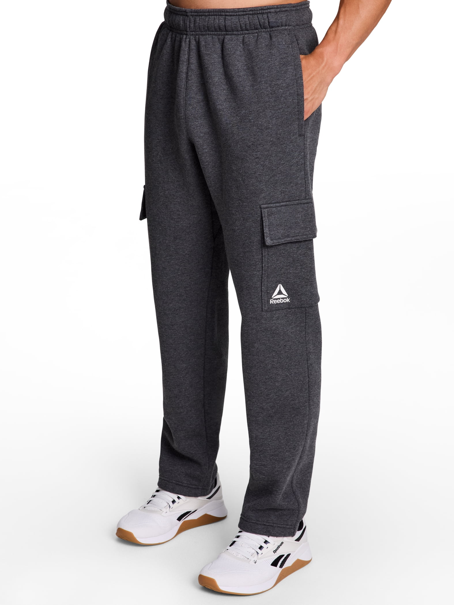 Reebok Men's & Big Men's Game Day Fleece Cargo Sweatpants, Sizes