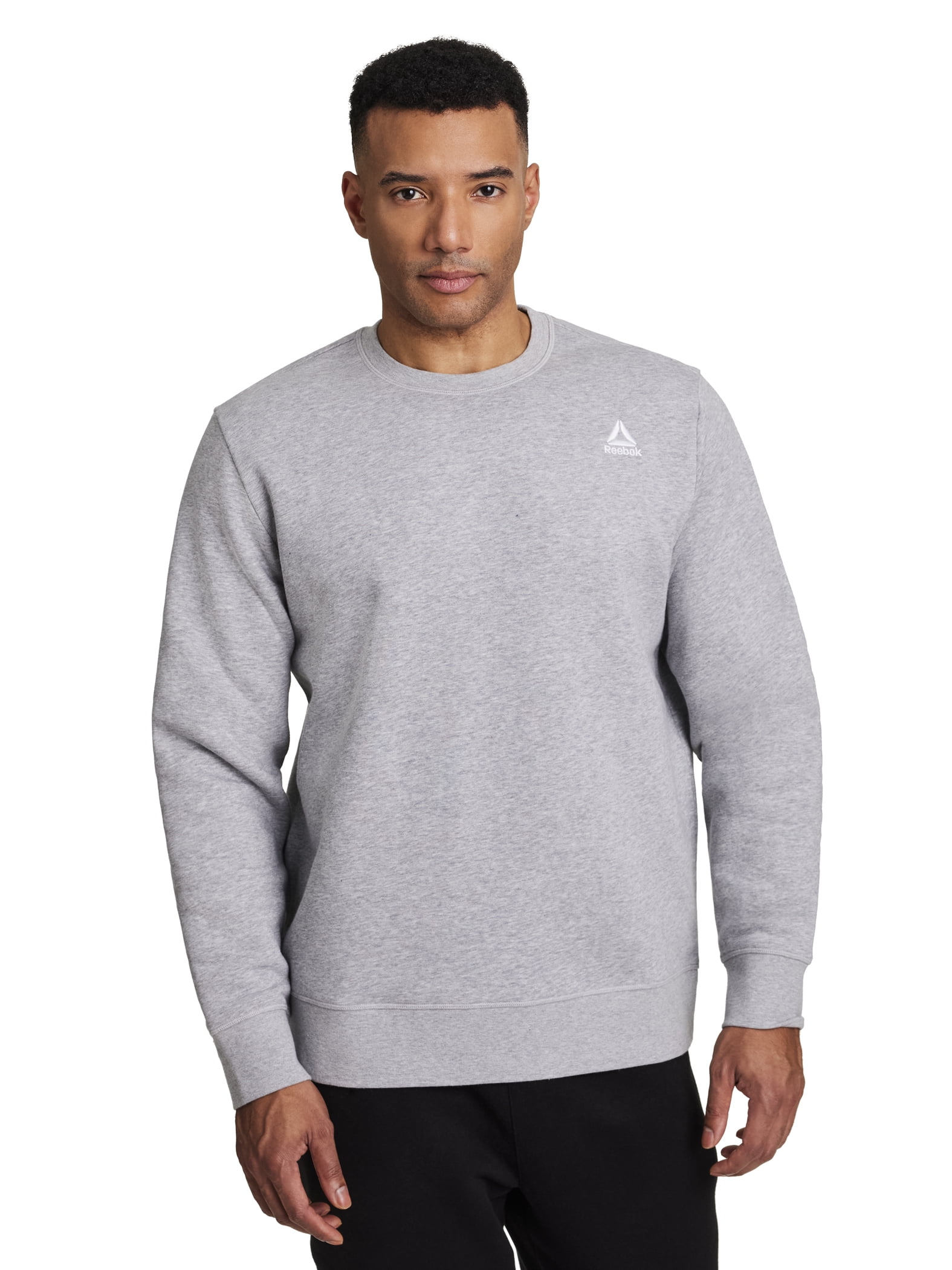Reebok Men's and Big Men's Game Day Fleece Crewneck Sweatshirt, Sizes XS-5XL