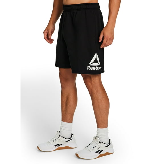 Reebok Men's and Big Men's Logo Fleece Shorts, 7" Inseam, Sizes XS-5XL