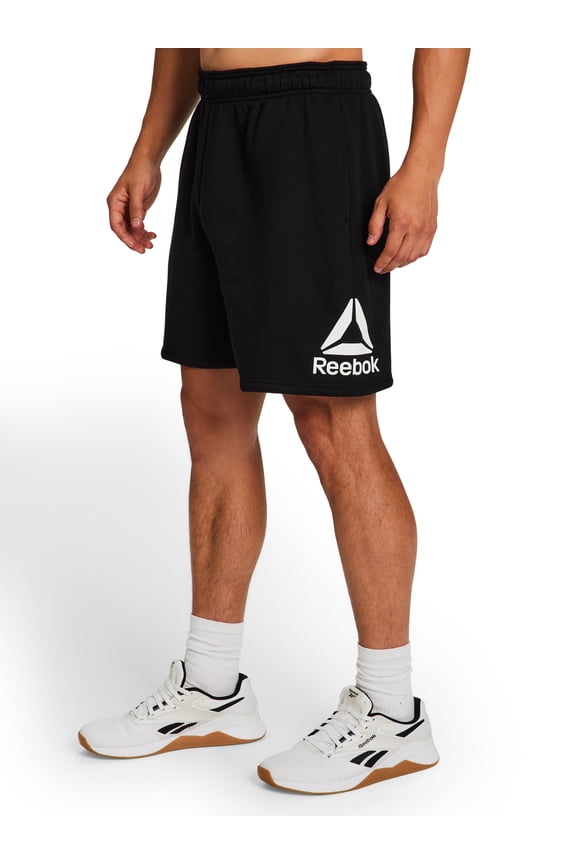 Men's and Big Men's Logo Fleece Shorts, 7" Inseam, Sizes XS-5XL