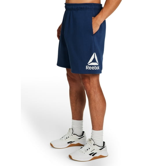 Reebok Men's and Big Men's Logo Fleece Shorts, 7" Inseam, Sizes XS-5XL