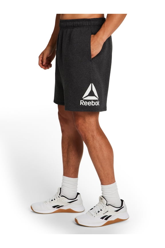 Men's and Big Men's Logo Fleece Shorts, 7" Inseam, Sizes XS-5XL