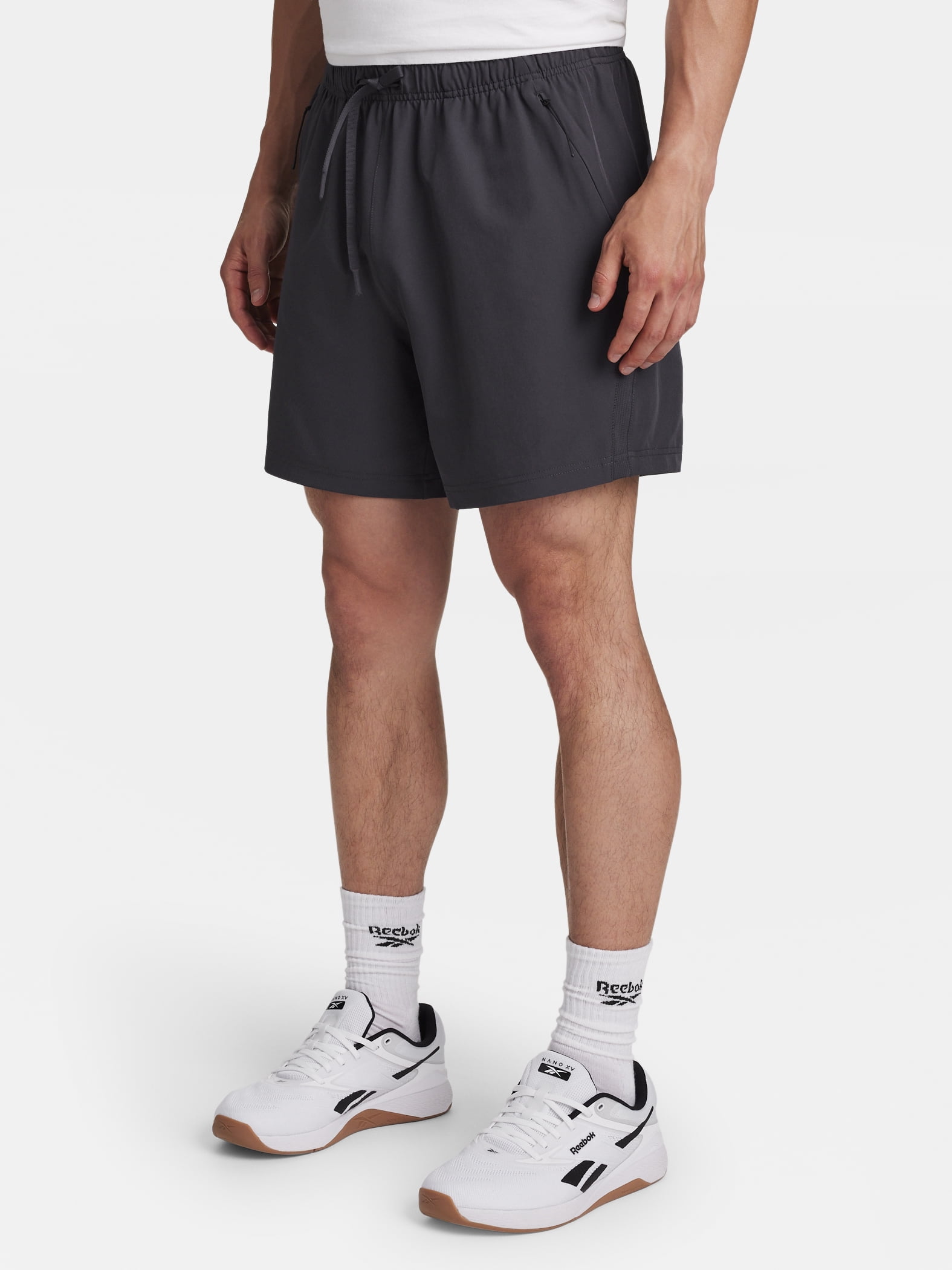 Reebok Men's and Big Men's Match Woven Short, 6" Inseam, Sizes XS-5XL
