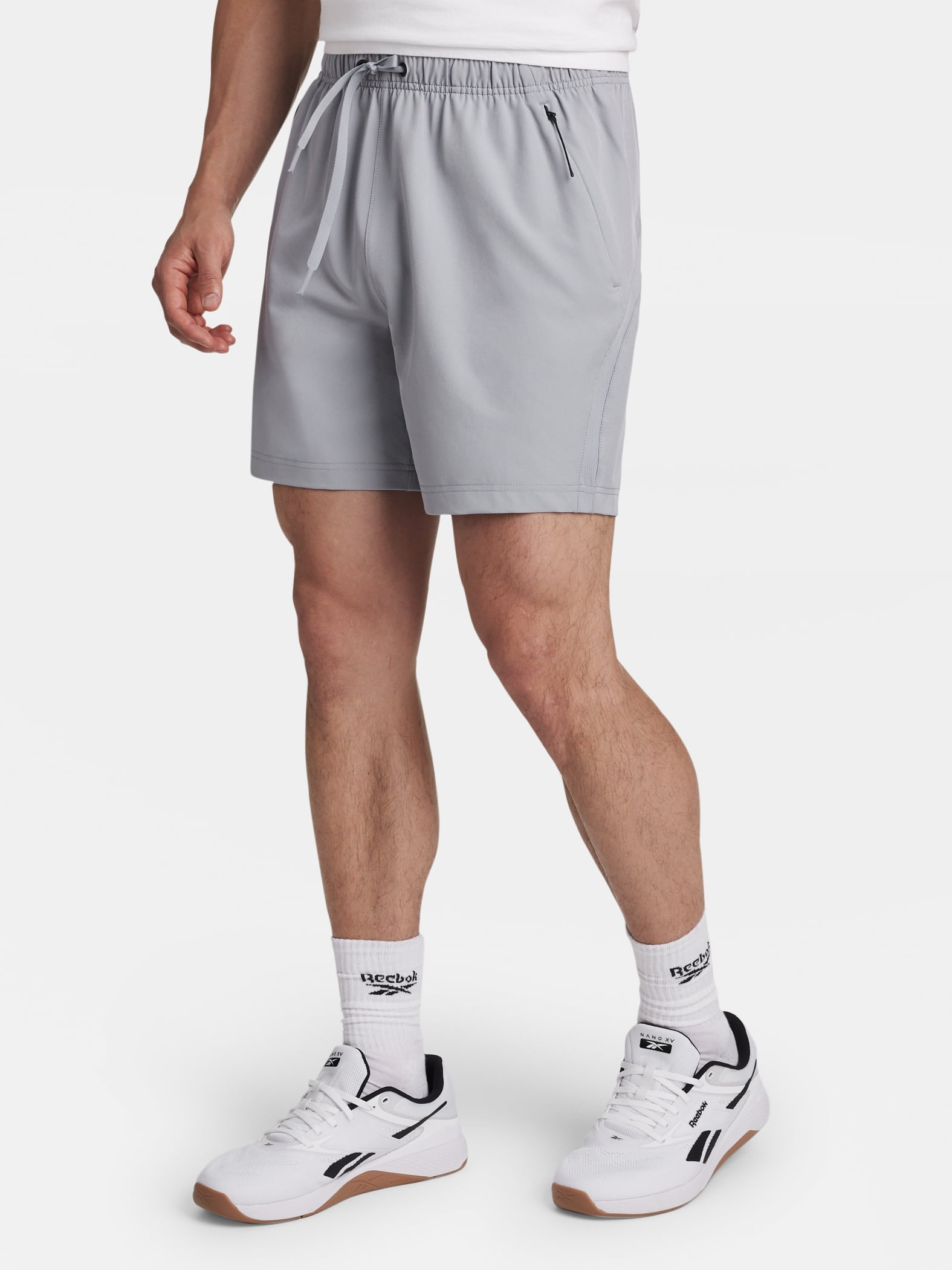 Reebok Men's and Big Men's Match Woven Short, 6" inseam, Sizes XS-5XL