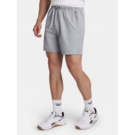 Reebok Men's and Big Men's Match Woven Short, 6" inseam, Sizes XS-5XL