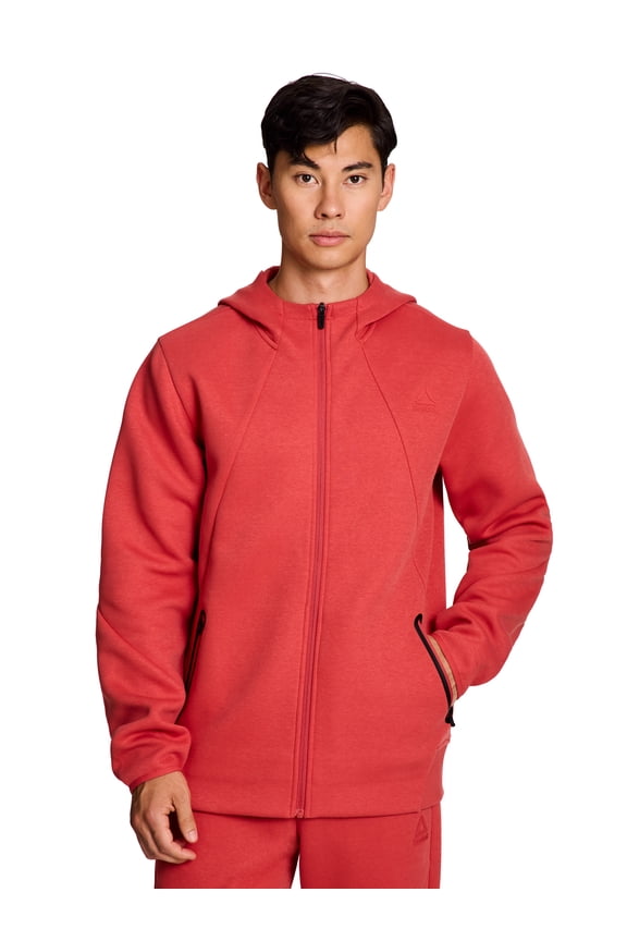 Men's and Big Men's Momentum Fleece Full Zip Hoodie, Sizes XS-5XL