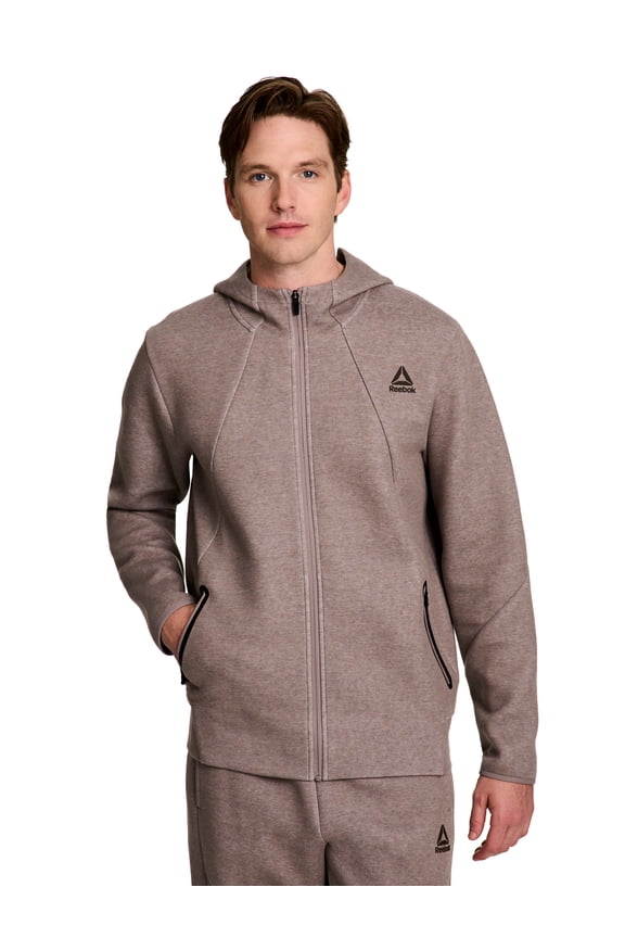 Men's and Big Men's Momentum Fleece Full Zip Hoodie, Sizes XS-5XL