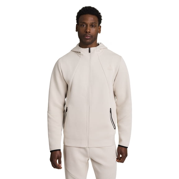 Reebok Men's and Big Men's Momentum Fleece Full Zip Hoodie, Sizes XS-5XL