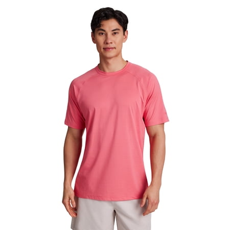 Reebok Men's and Big Men's Motive Performance Tonal Stripe Workout Shirt, Sizes XS-5XL