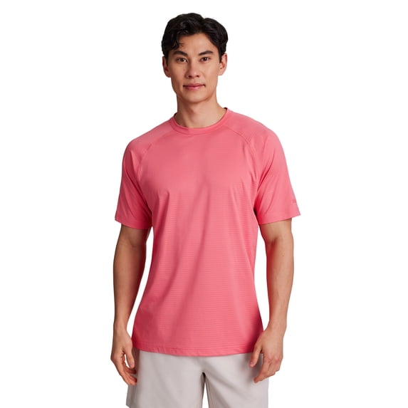 Reebok Men's and Big Men's Motive Performance Tonal Stripe Workout Shirt, Sizes XS-5XL
