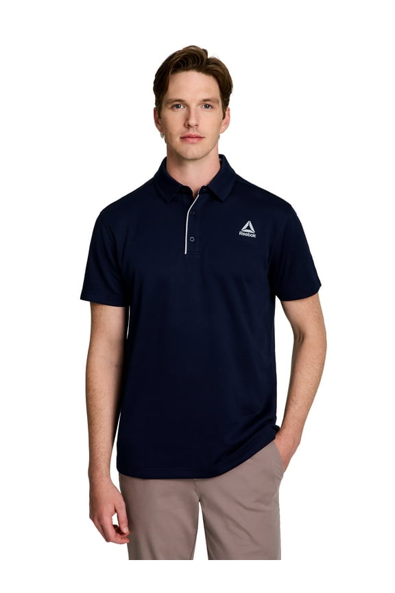 Men's and Big Men's Performance Polo Shirt, Sizes XS-5XL