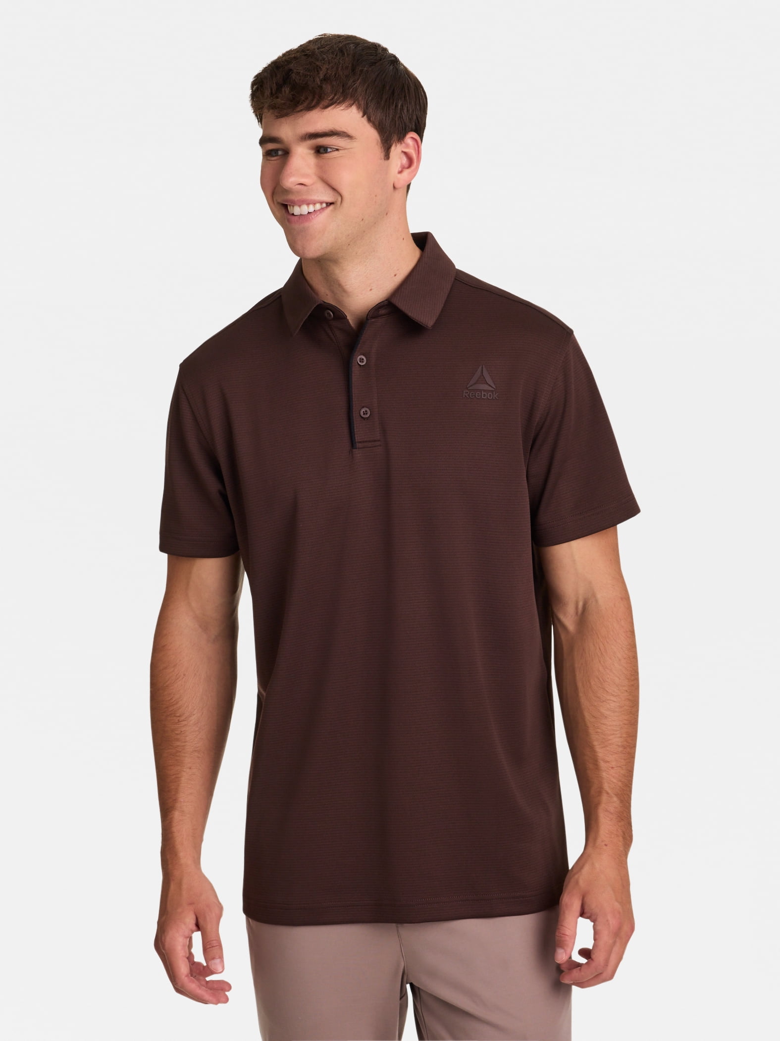 Reebok Men's and Big Men's Performance Polo Shirt, Sizes XS-5XL