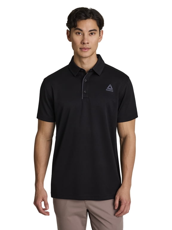 Men's and Big Men's Performance Polo Shirt, Sizes XS-5XL