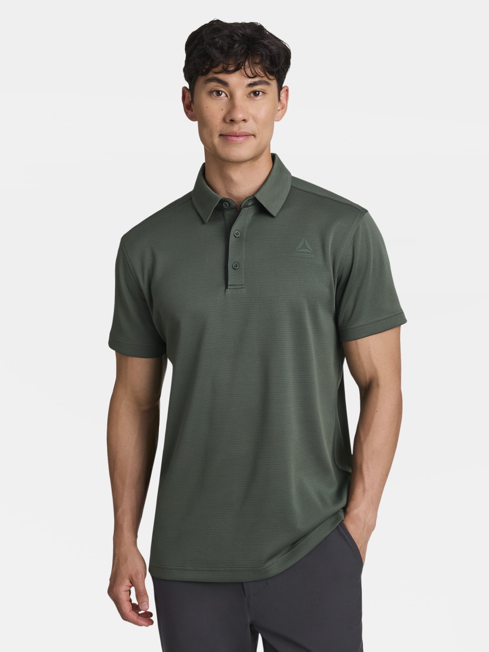 Reebok Men's and Big Men's Performance Polo Shirt, Sizes XS-5XL