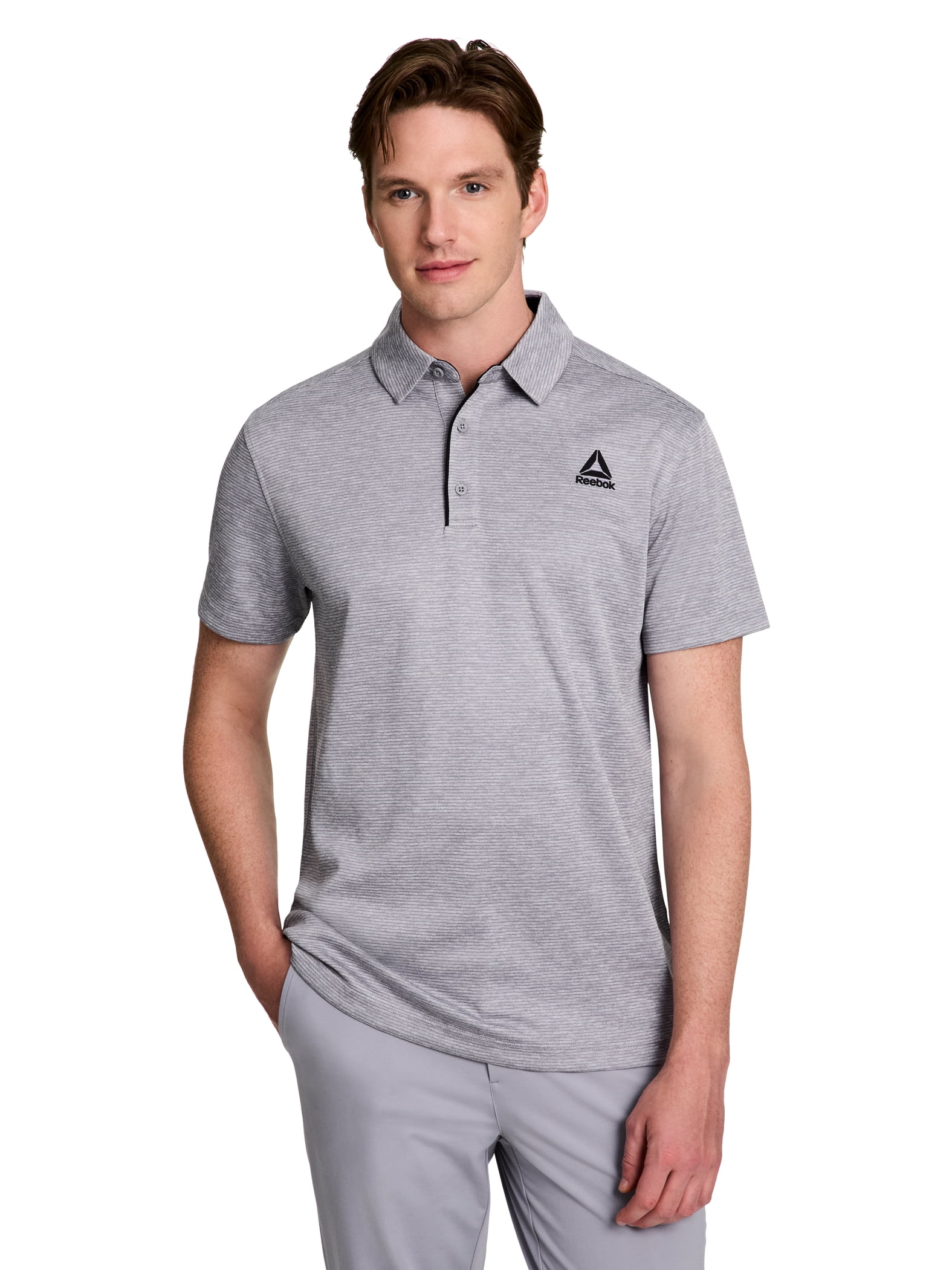 Reebok Men's and Big Men's Performance Polo Shirt, Sizes XS-5XL