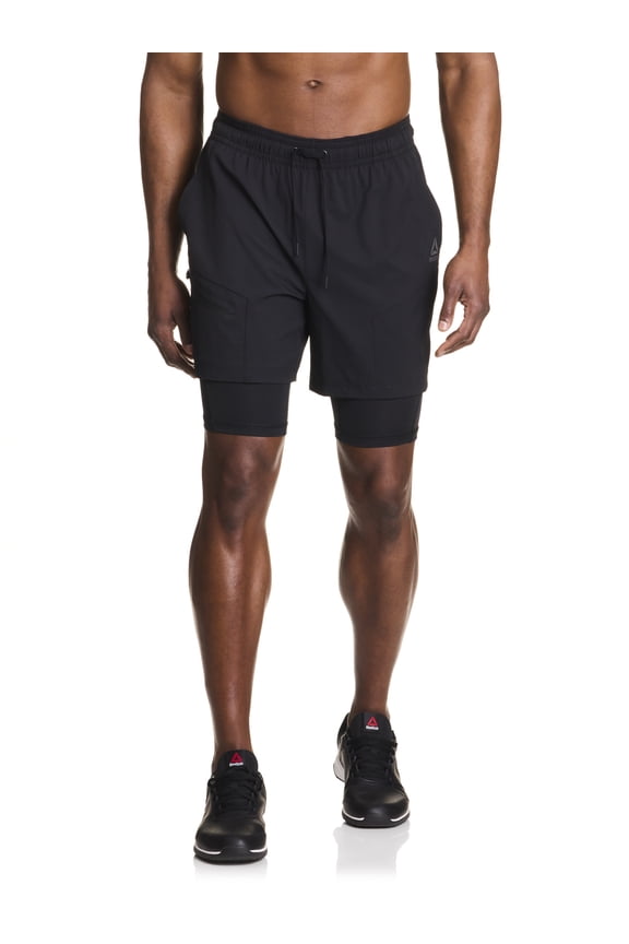 Men's and Big Men's Power Up 2-in-1 Woven Shorts (6" Inner, 9" Outer Inseam), Sizes XS-3XL