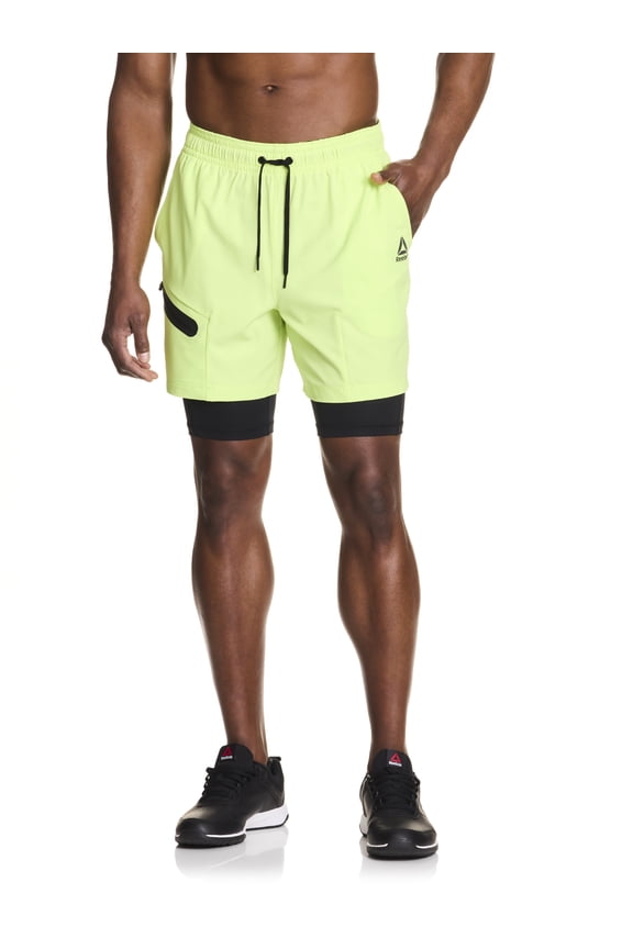 Men's and Big Men's Power Up 2-in-1 Woven Shorts (6" Inner, 9" Outer Inseam), Sizes XS-3XL