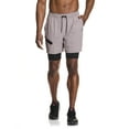 thumbnail image 1 of Reebok Men's and Big Men's Power Up 2-in-1 Woven Shorts (6" Inner, 9" Outer Inseam), Sizes XS-3XL, 1 of 5