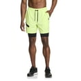 thumbnail image 1 of Reebok Men's and Big Men's Power Up 2-in-1 Woven Shorts (6" Inner, 9" Outer Inseam), Sizes XS-3XL, 1 of 6