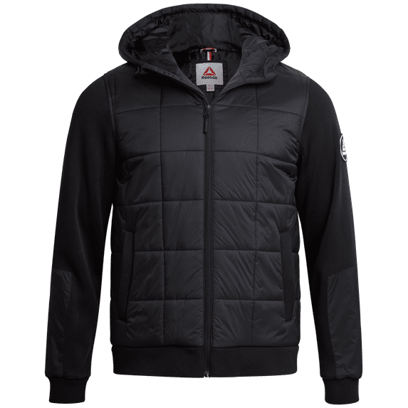 Reebok Men's and Big Men's Quilted Mixed Media Jacket, Sizes S-3XL