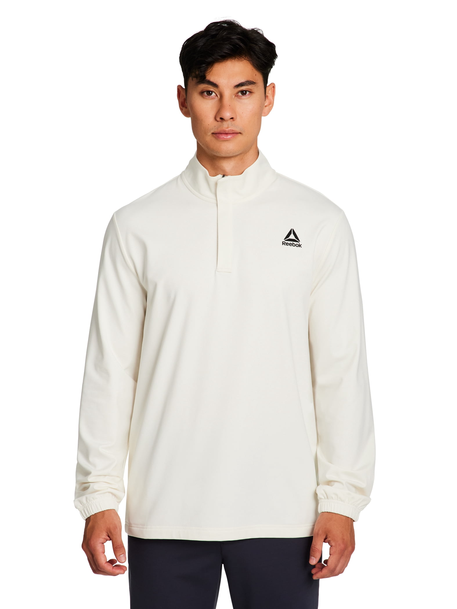 Reebok Men's and Big Men's Active Refined Quarter Zip Pullover, Sizes S-3XL