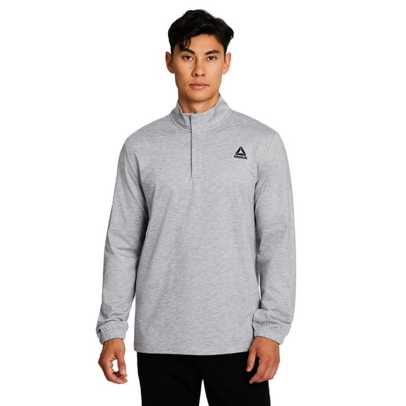 Reebok Men's and Big Men's Active Refined Quarter Zip Pullover, Sizes S-3XL