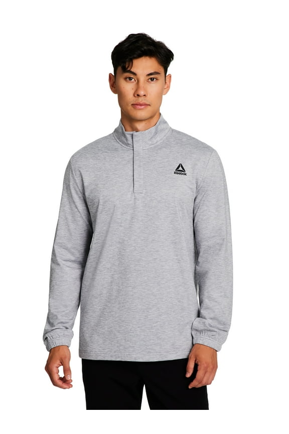 Men's and Big Men's Active Refined Quarter Zip Pullover, Sizes S-3XL