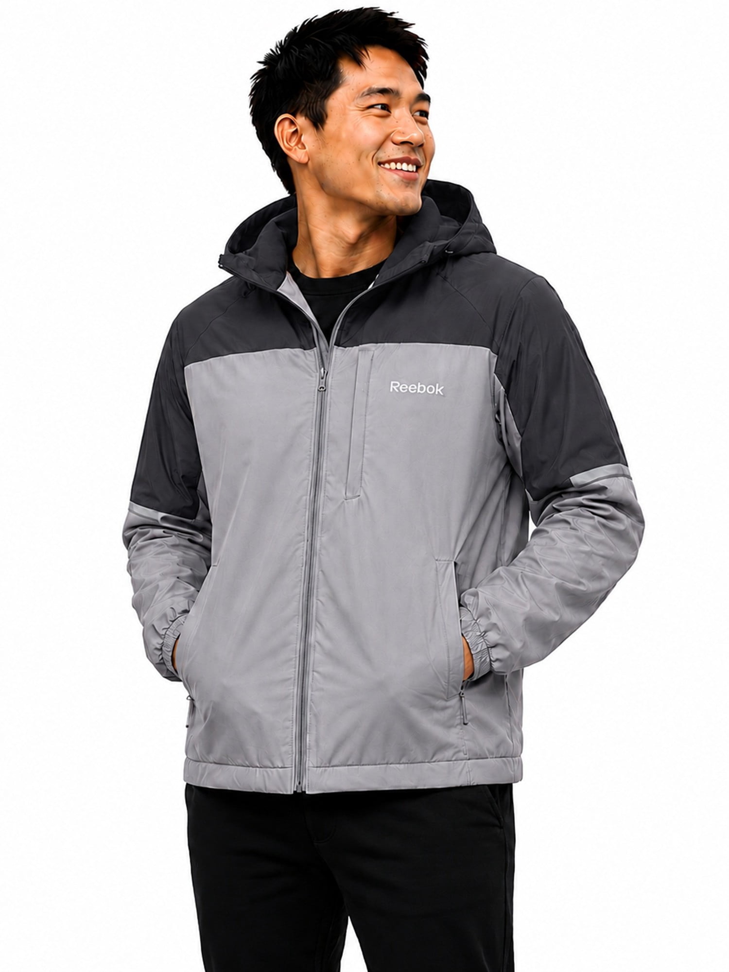 Reebok Men's and Big Men's Retro Windbreaker, Size S-3XL