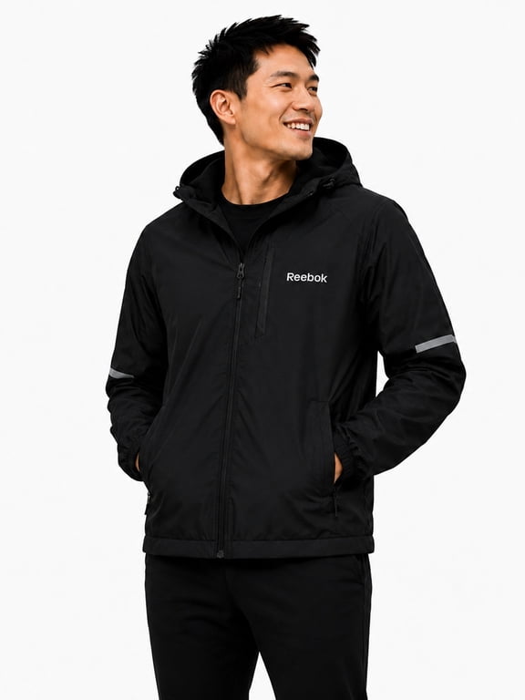 Men's and Big Men's Retro Windbreaker, Size S-3XL