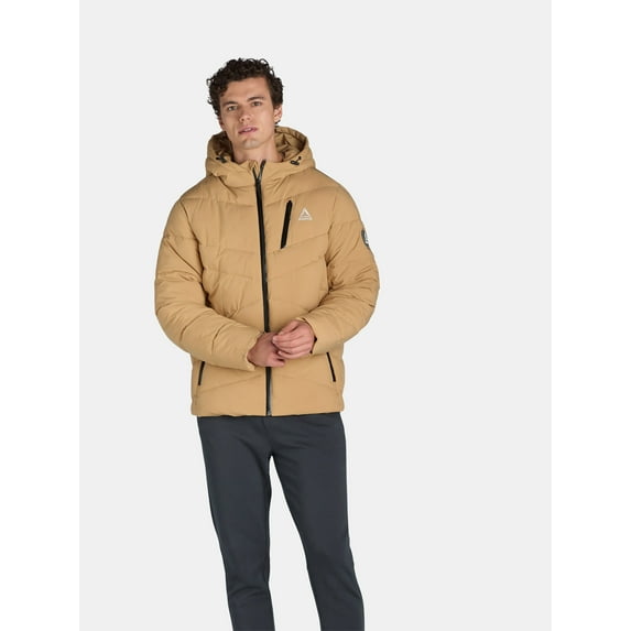 Reebok Men's and Big Men's Stretch Puffer Coat, Sizes S-3XL